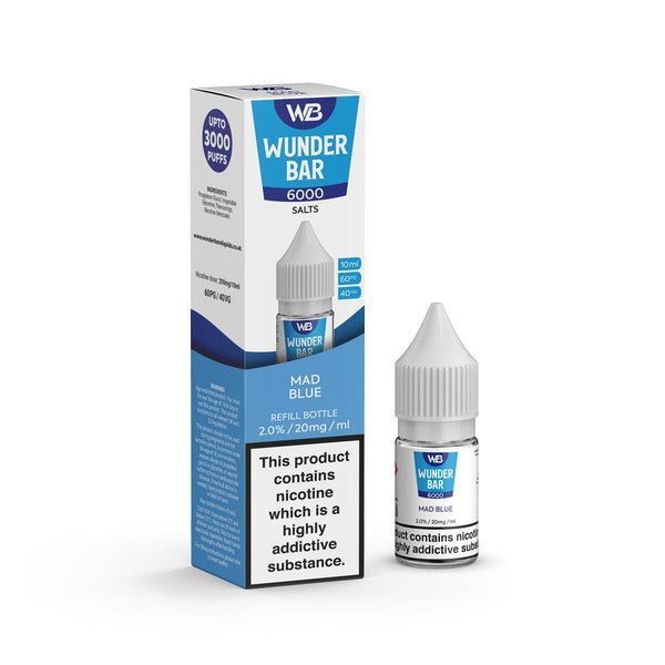 Wundar Bar 6000 Nic Salt 10ml - Box Of 10 - Vapingsupply