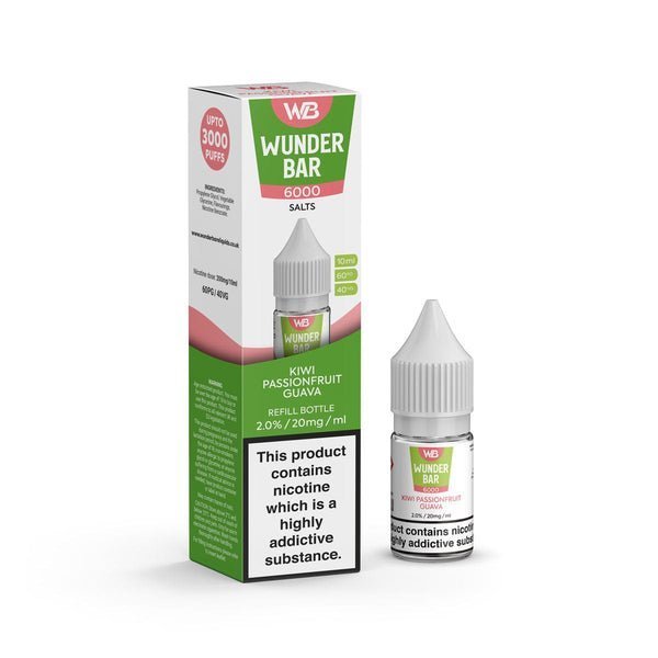 Wundar Bar 6000 Nic Salt 10ml - Box Of 10 - Vapingsupply