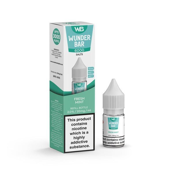 Wundar Bar 6000 Nic Salt 10ml - Box Of 10 - Vapingsupply